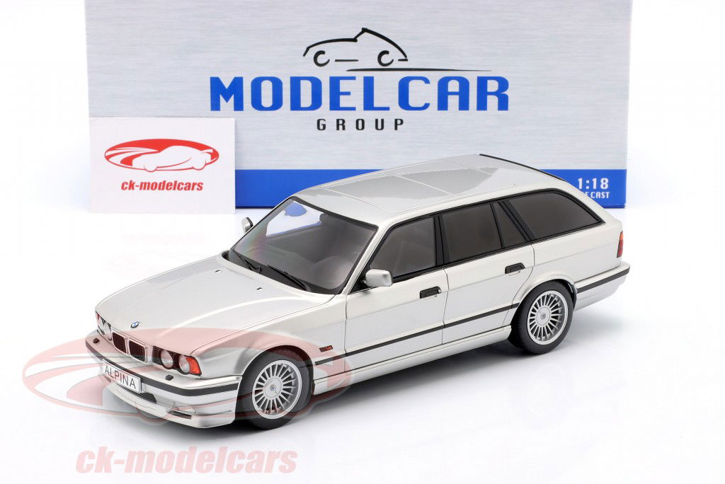 BMW Alpina B10 (E34) 4.6 Touring Год постройки 1991 серебро 1:18 ModelCar Group