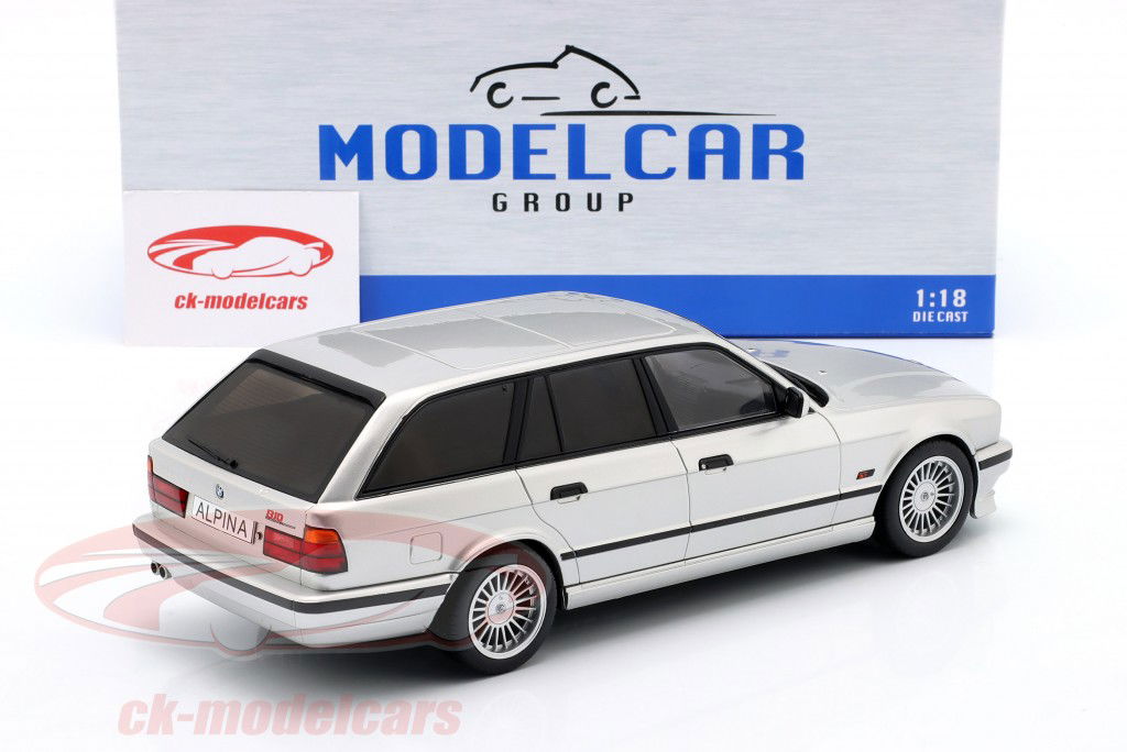BMW Alpina B10 (E34) 4.6 Touring Год постройки 1991 серебро 1:18 ModelCar Group