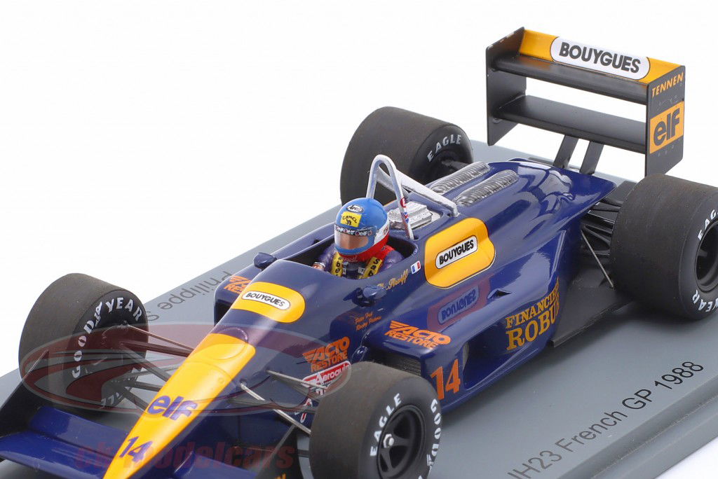 Philippe Streiff AGS JH23 #14 Francês GP fórmula 1 1988 1:43 Spark