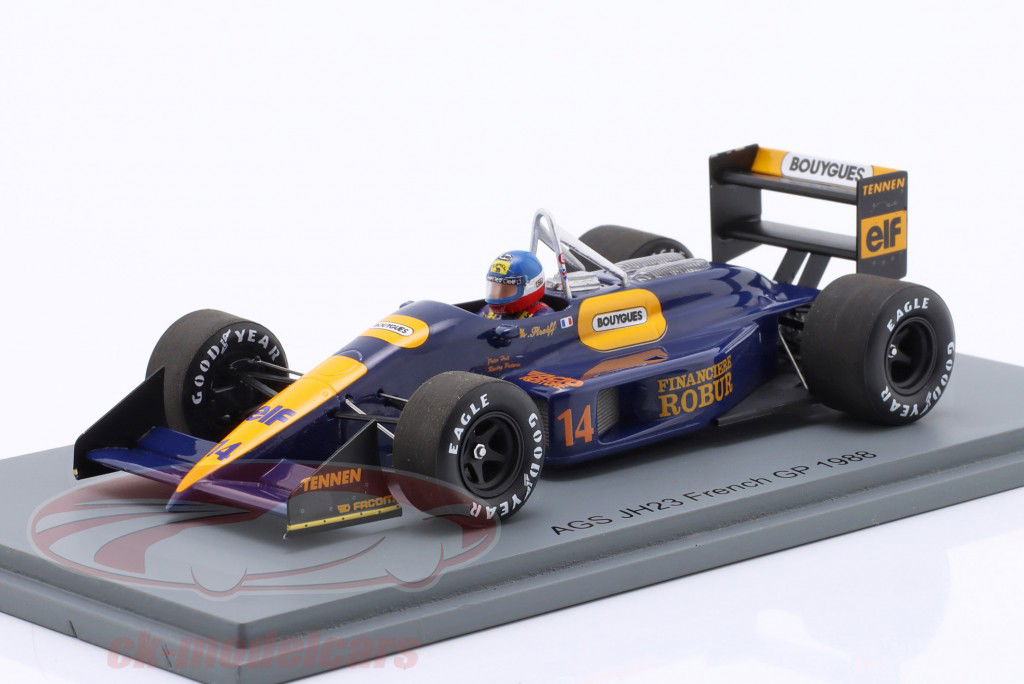 Philippe Streiff AGS JH23 #14 French GP Formula 1 1988 1:43 Spark