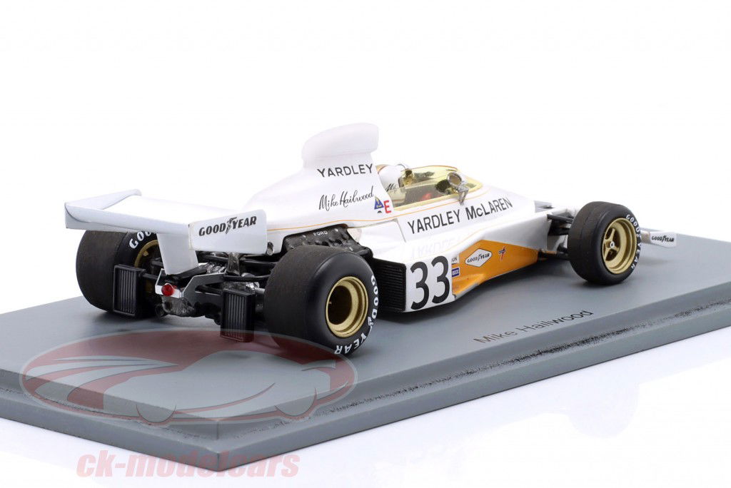 Mike Hailwood McLaren M23 #33 4º Holandés GP fórmula 1 1974 1:43 Spark