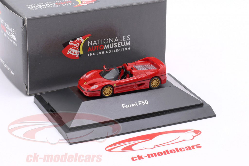 Ferrari F50 Open Top Année de construction 1995-1997 rouge 1:87 Herpa