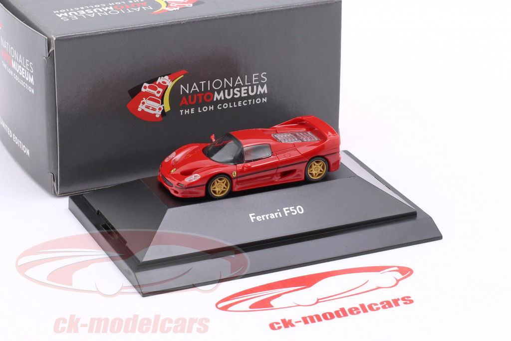 Ferrari F50 Closed Top 建設年 1995-1997 赤 1:87 Herpa