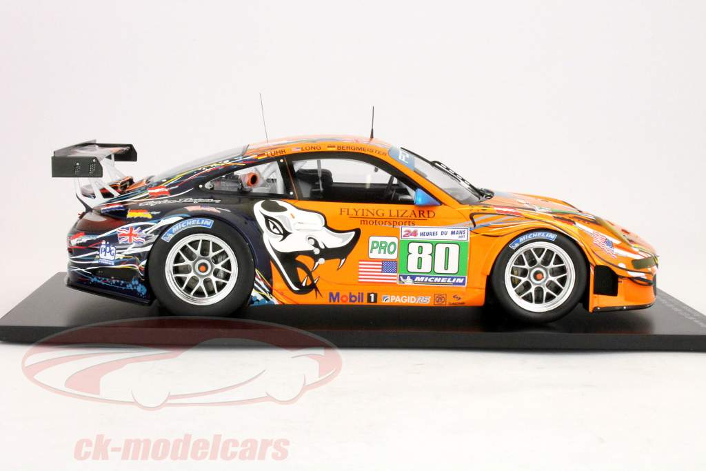 ポルシェ997 GT3 RSR＃80フライングリザード24時間ルマン2011 1時18スパーク