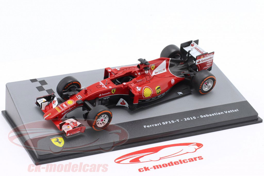 Sebastian Vettel Ferrari SF15-T #5 formule 1 2015 1:43 Altaya