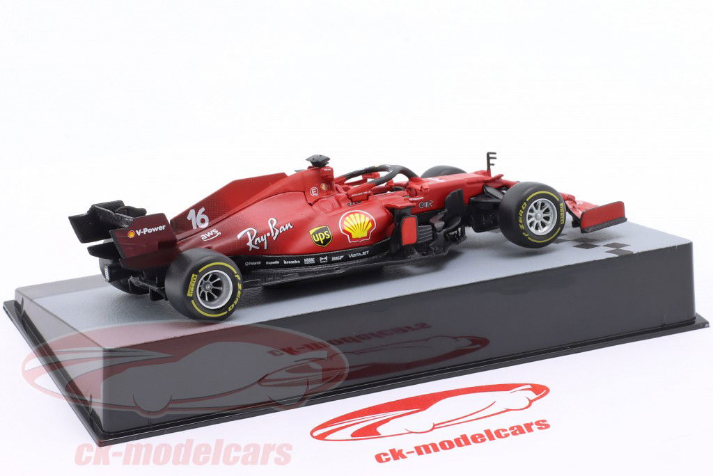 Charles Leclerc Ferrari SF21 #16 2nd British GP Formel 1 2021 1:43 Altaya