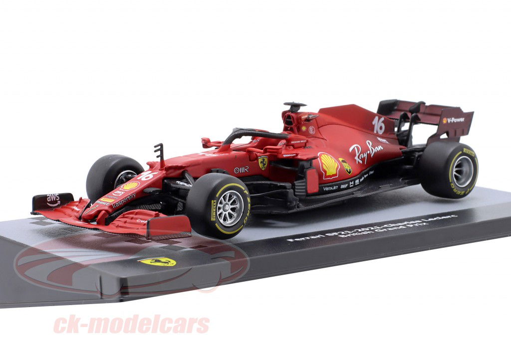 Charles Leclerc Ferrari SF21 #16 2位 イギリス GP 式 1 2021 1:43 Altaya