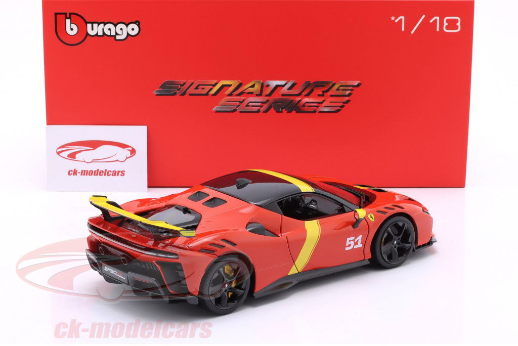Ferrari SF90 XX #51 24h LeMans gagnant 2023 Livrée 1:18 Bburago Signature