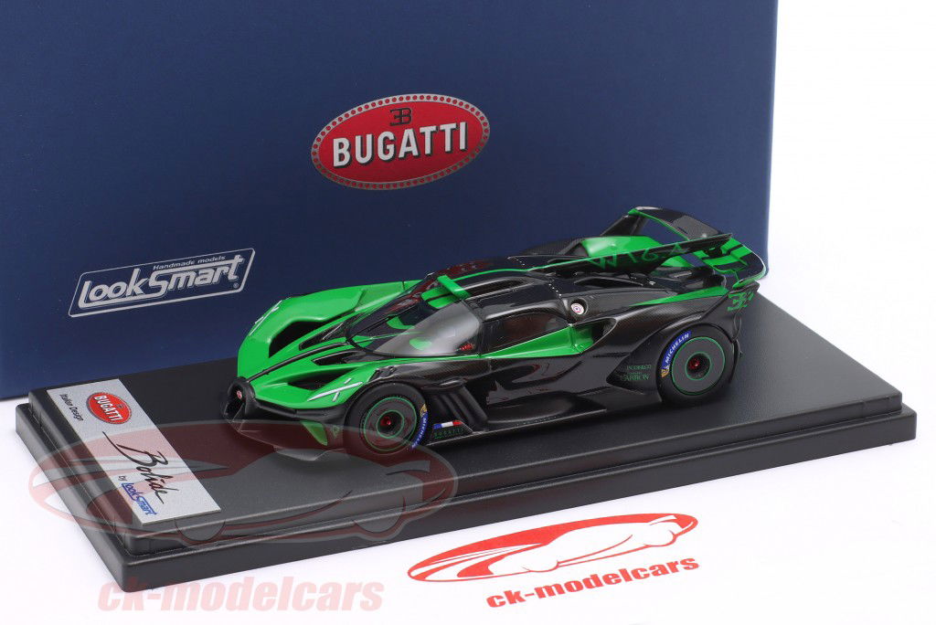 Bugatti Bolide Byggeår 2024 hugorm grøn 1:43 LookSmart