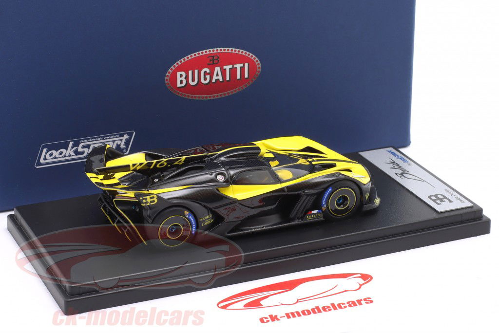 Bugatti Bolide 建造年份 2024 Molsheim 黄色的 1:43 LookSmart