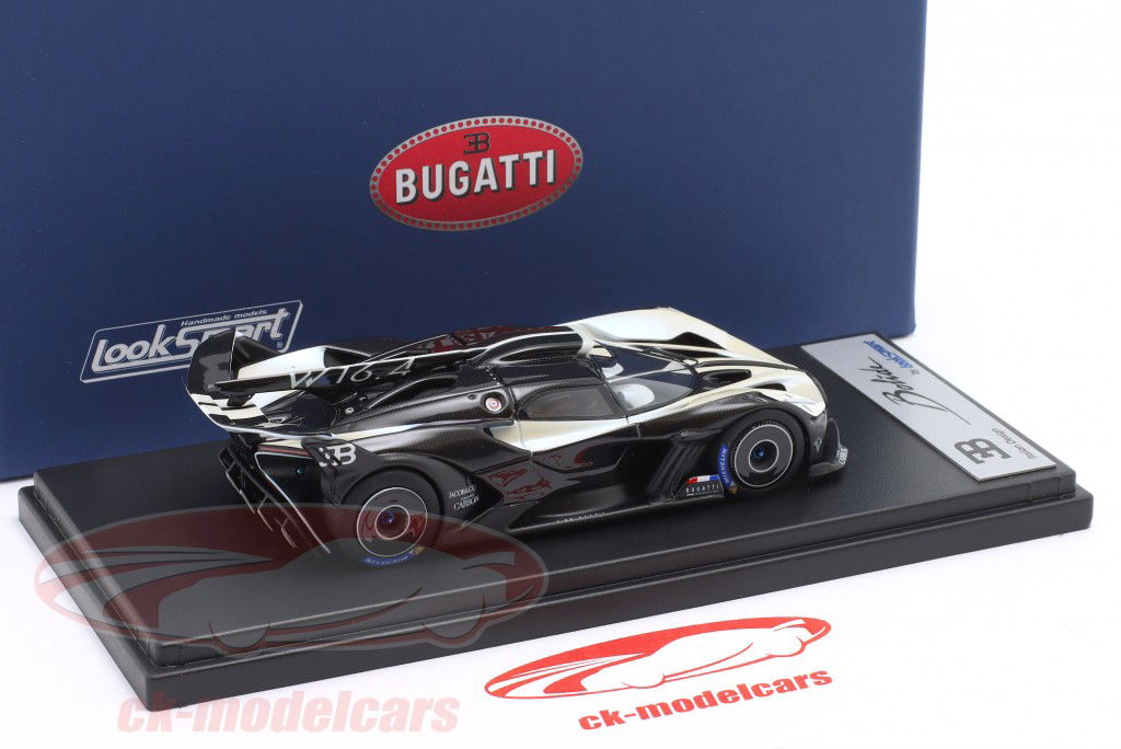 Bugatti Bolide year 2024 quartz white 1:43 LookSmart