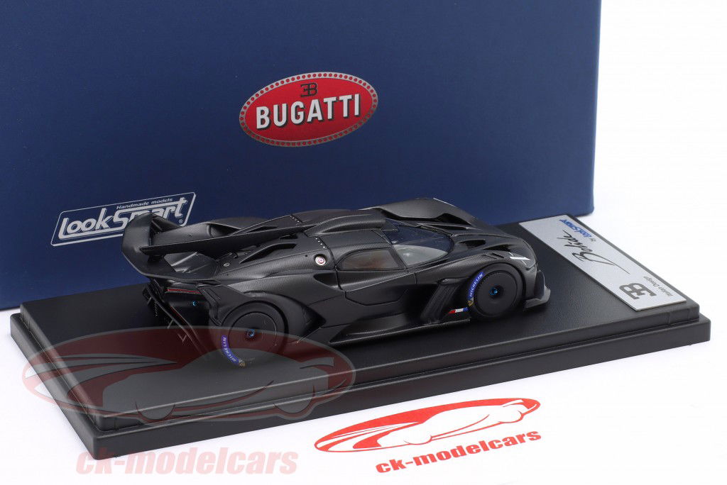 Bugatti Bolide 建設年 2024 鈍い 炭素 1:43 LookSmart