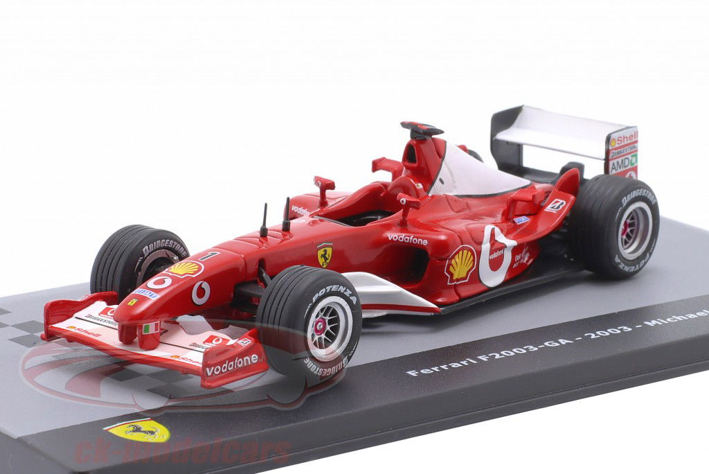 Michael Schumacher Ferrari F2003-GA #1 Formel 1 Weltmeister 2003 1:43 Altaya