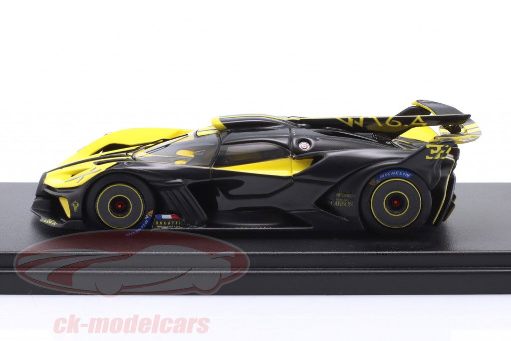 Bugatti Bolide Ano de construção 2024 Molsheim amarelo 1:43 LookSmart