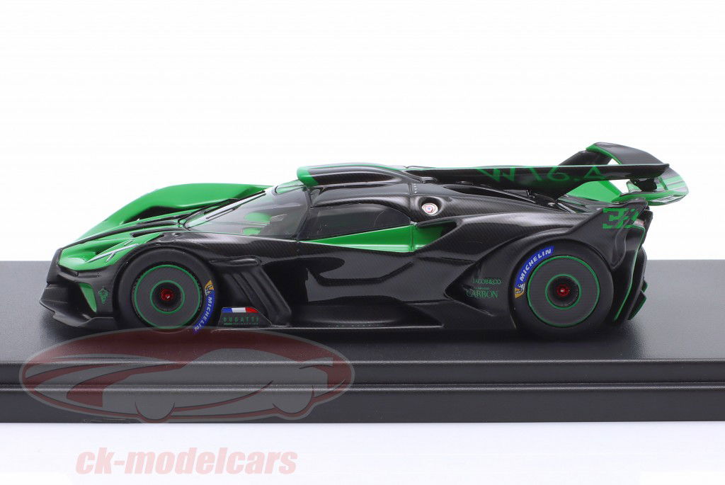 Bugatti Bolide 建設年 2024 バイパーグリーン 1:43 LookSmart