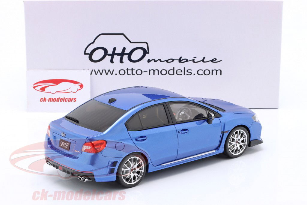 Subaru WRX Sti S207 Ano de construção 2015 azul metálico 1:18 OttOmobile