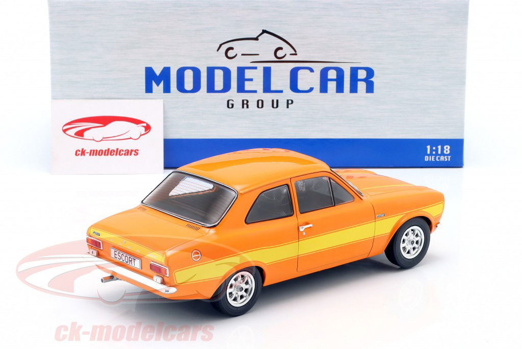 Ford Escort MK I RS 2000 Anno di costruzione 1973 arancia / giallo 1:18 ModelCar Group