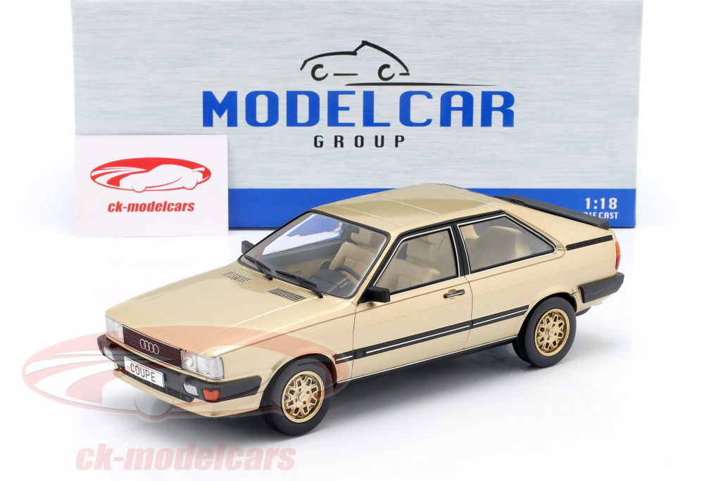 Audi GT Coupe year 1983 beige metallic 1:18 ModelCar Group