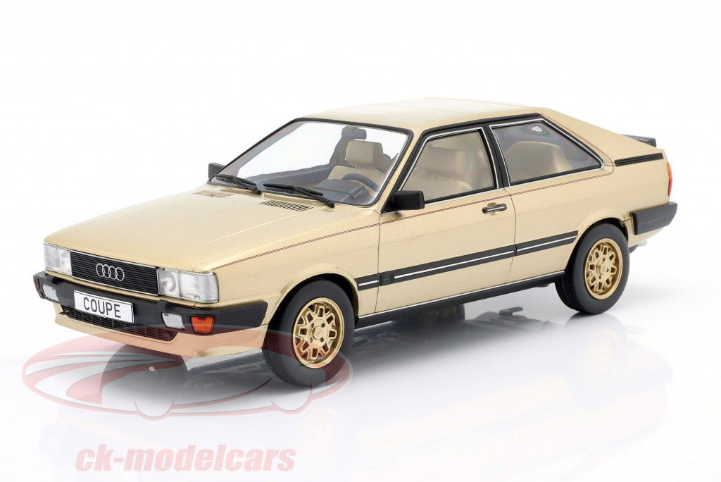 Audi GT Coupe Byggeår 1983 beige metallisk 1:18 ModelCar Group