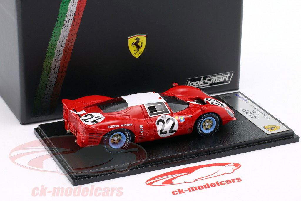Ferrari 412P Berlinetta #22 24h LeMans 1967 Guichet, Müller 1:43 LookSmart