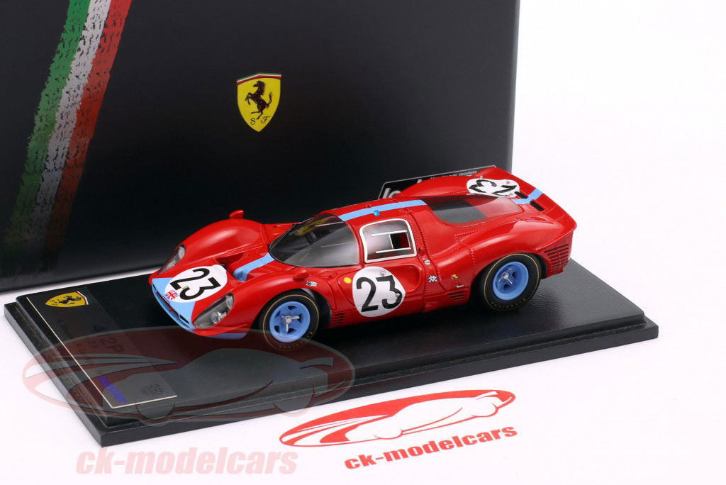 Ferrari 412P Berlinetta #23 24h LeMans 1967 Attwood, Courage 1:43 LookSmart