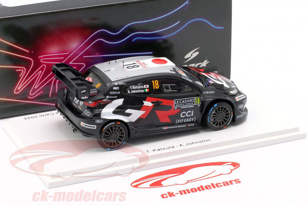 Toyota GR Yaris Rallye1 #18 Rallye Monte Carlo 2025 Katsuta, Johnston 1:43 Spark