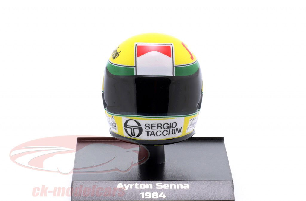 Ayrton Senna #19 Toleman Group Motorsport 式 1 1984 ヘルメット 1:10 Minichamps