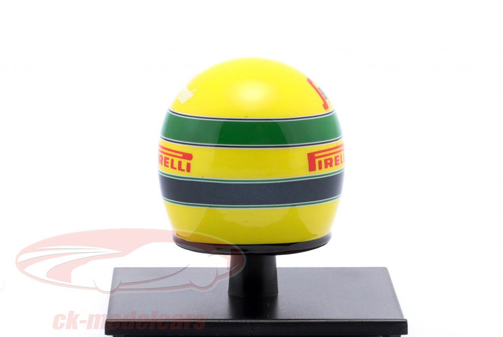 Ayrton Senna #19 Toleman Group Motorsport 式 1 1984 ヘルメット 1:10 Minichamps