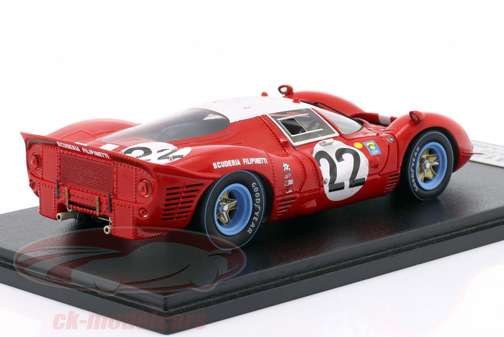 Ferrari 412P Berlinetta #22 24h LeMans 1967 Guichet, Müller 1:43 LookSmart
