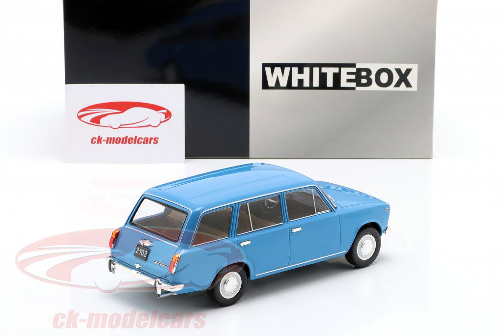 Lada 2102 Estate Anno di costruzione 1971 blu 1:24 WhiteBox
