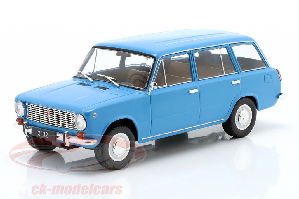 Lada 2102 Estate Anno di costruzione 1971 blu 1:24 WhiteBox