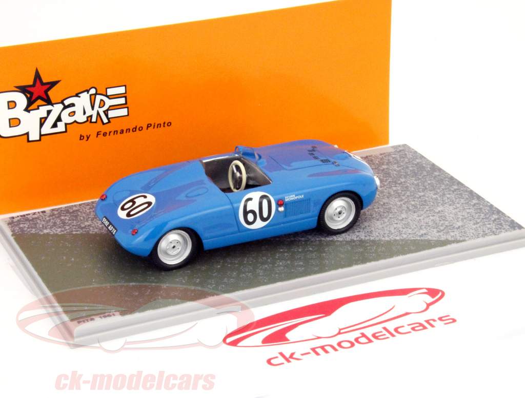 Panhard X85 #60 24h LeMans 1953 Hemard / Montremy 1:43 Spark Bizarre