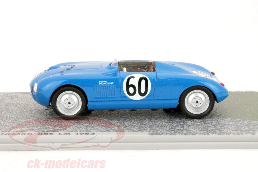 Panhard X85 #60 24h LeMans 1953 Hemard / Montremy 1:43 Spark Bizarre
