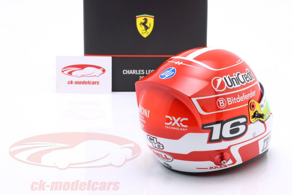 Charles Leclerc #16 Scuderia Ferrari Formula 1 2025 helmet 1:2 Bell