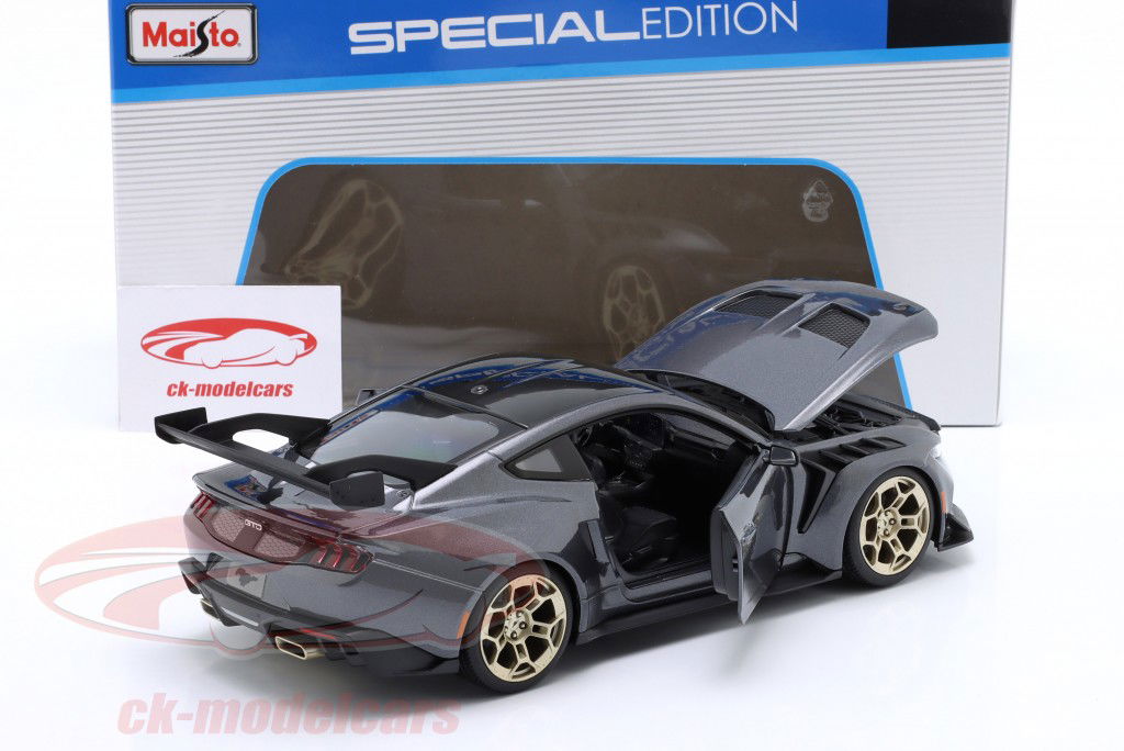 Ford Mustang GTD Год постройки 2025 серый металлический 1:18 Maisto
