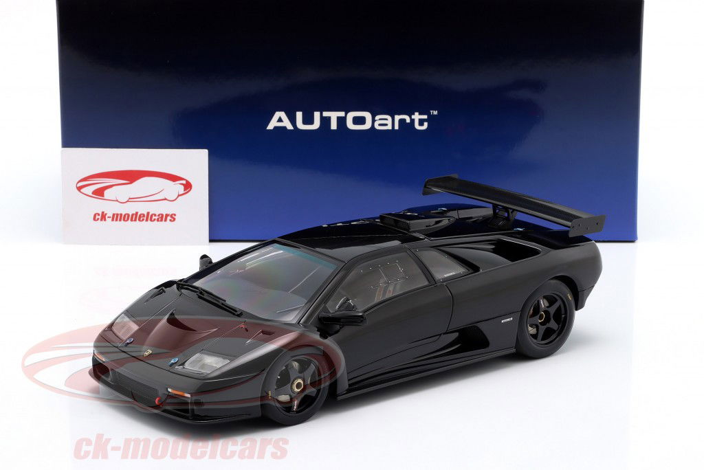 Lamborghini Diablo GTR Bouwjaar 1999 zwart 1:18 AUTOart