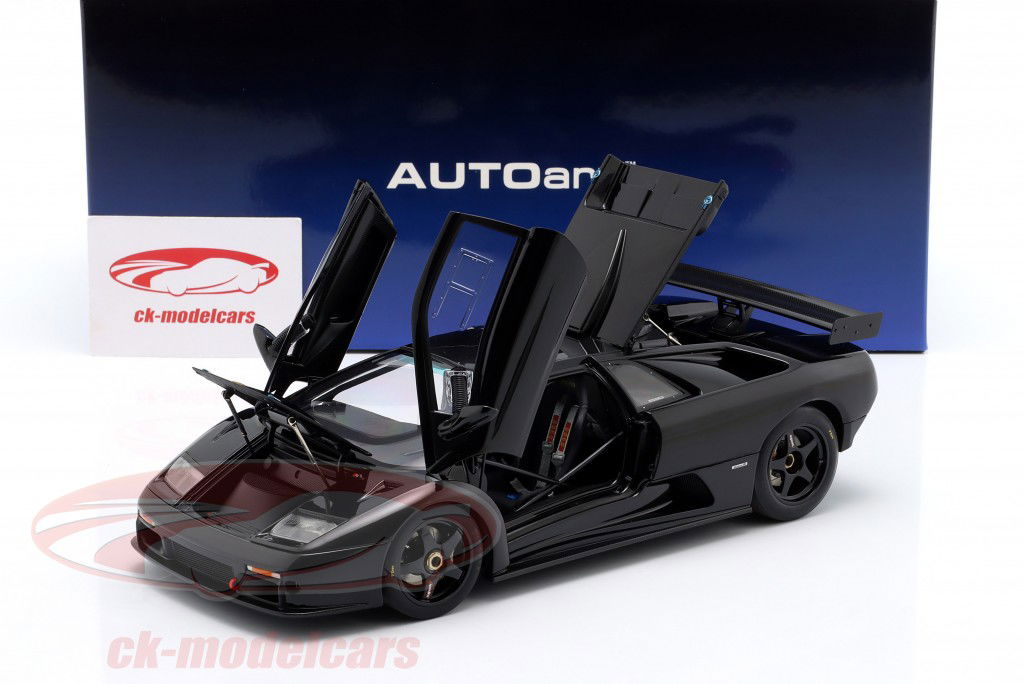 Lamborghini Diablo GTR Bouwjaar 1999 zwart 1:18 AUTOart