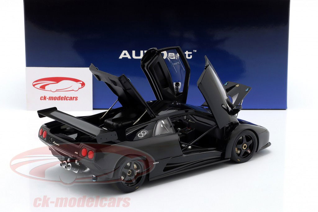 Lamborghini Diablo GTR Bouwjaar 1999 zwart 1:18 AUTOart