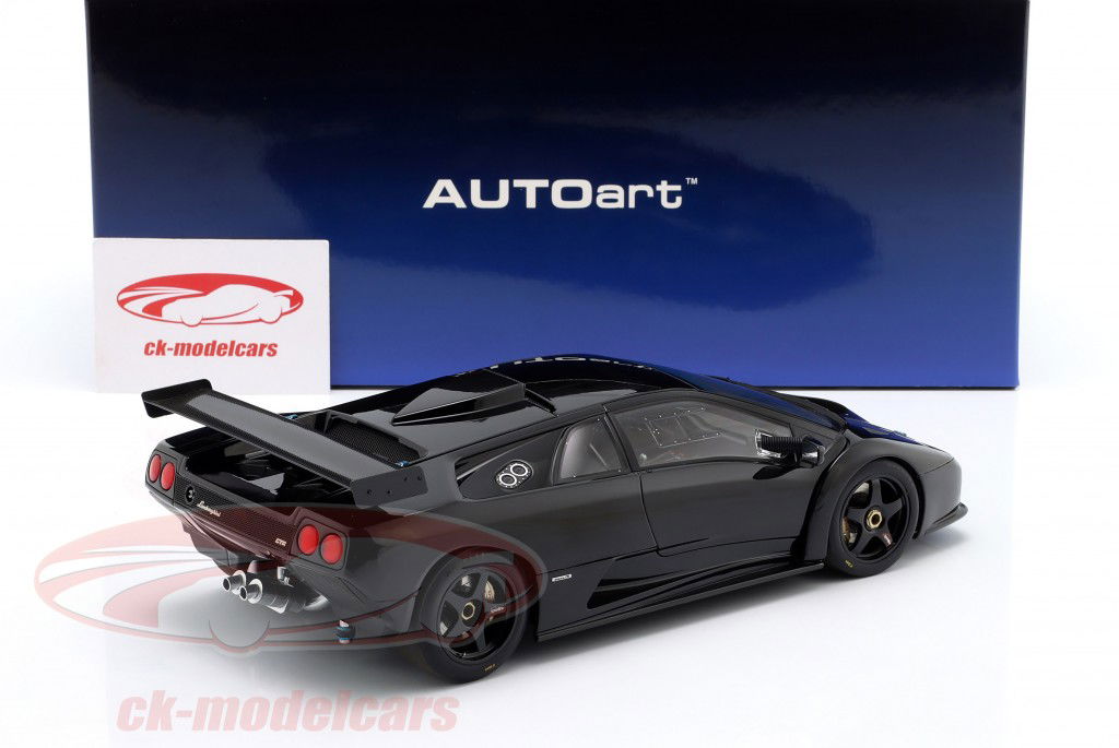 Lamborghini Diablo GTR Год постройки 1999 черный 1:18 AUTOart