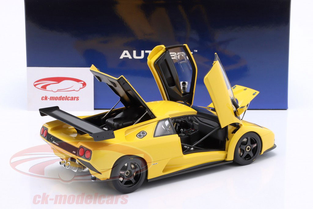 Lamborghini Diablo GTR Baujahr 1999 gelb 1:18 AUTOart