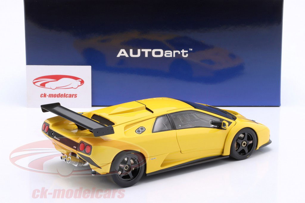 Lamborghini Diablo GTR Ano de construção 1999 amarelo 1:18 AUTOart