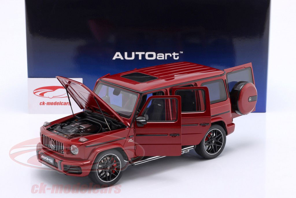 Mercedes-Benz AMG G63 Год постройки 2019 красный металлический 1:18 AUTOart