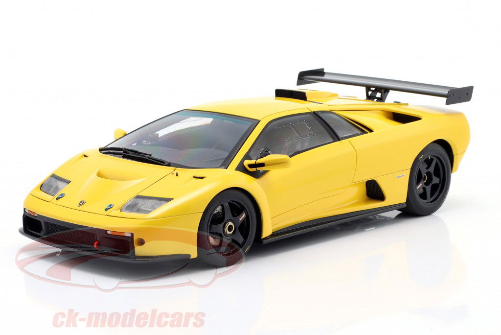 Lamborghini Diablo GTR 建造年份 1999 黄色的 1:18 AUTOart