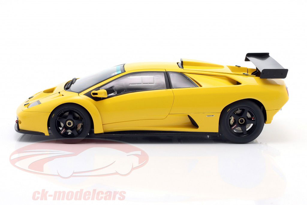 Lamborghini Diablo GTR 建造年份 1999 黄色的 1:18 AUTOart