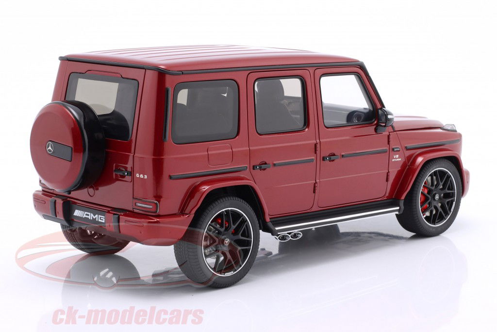 Mercedes-Benz AMG G63 Ano de construção 2019 vermelho metálico 1:18 AUTOart
