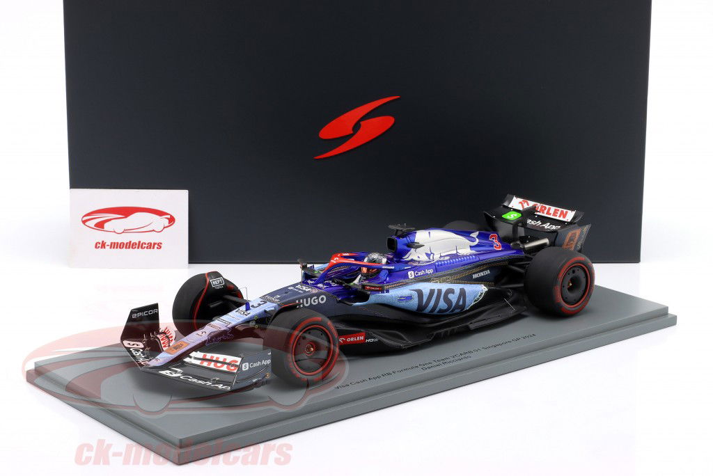 Daniel Ricciardo RB VCARB 01 #3 Singapore GP formule 1 2024 1:18 Spark