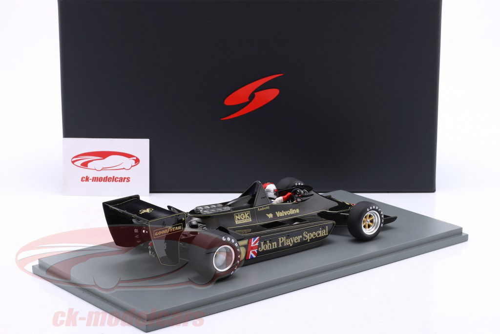 M. Andretti Lotus 79 #5 gagnant Belgique GP formule 1 Champion du monde 1978 1:18 Spark