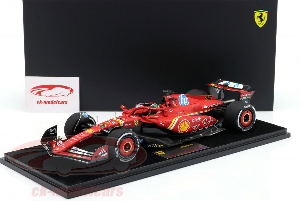 Charles Leclerc Ferrari SF-24 #16 gagnant Italie GP formule 1 2024 1:18 LookSmart