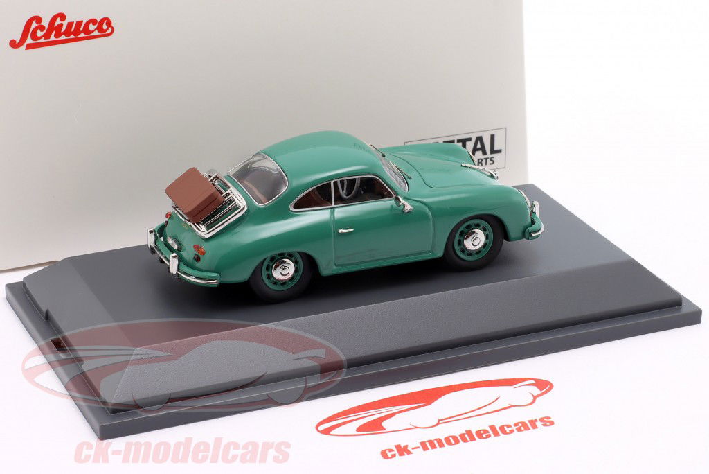 Porsche 356 Coupe Année de construction 1960 vert 1:43 Schuco