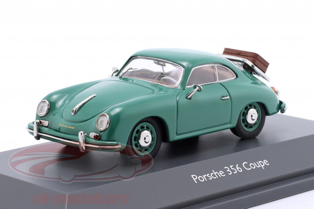 Porsche 356 Coupe Année de construction 1960 vert 1:43 Schuco